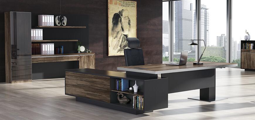 这是实木高管办公桌