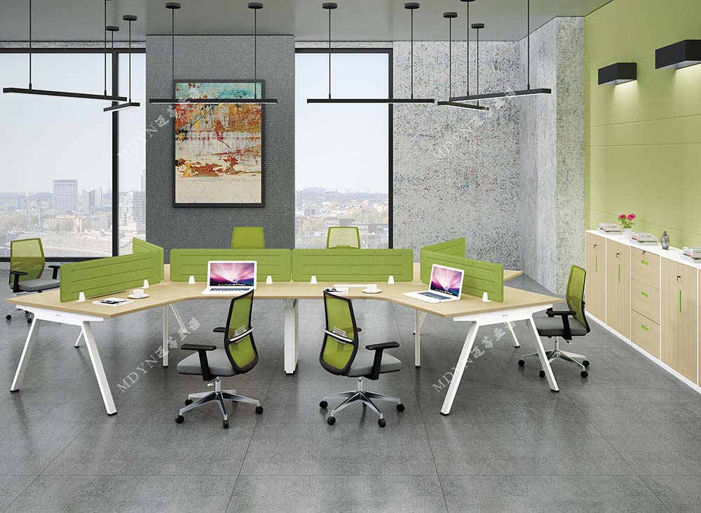 现代职员办公桌-MYC10产品c款式图片